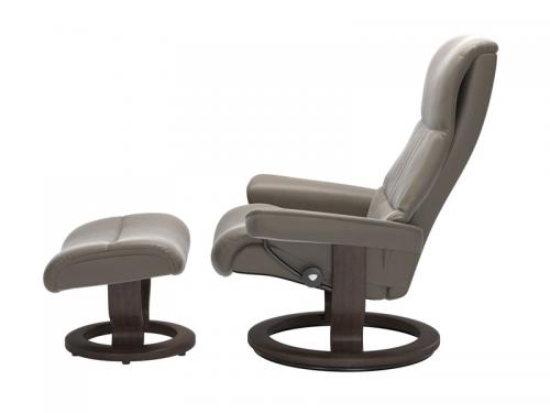 Stressless View (M) Classic Chair with Footstool 