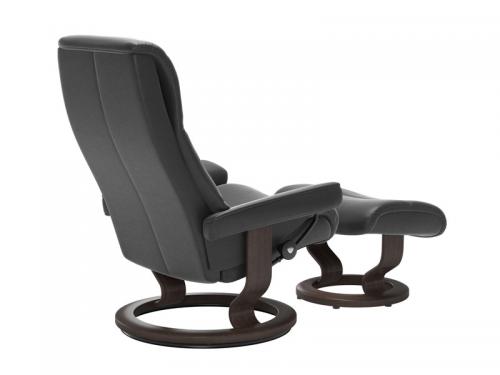 Stressless View (M) Classic Chair with Footstool 