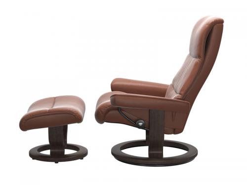 Stressless View (M) Classic Chair with Footstool 