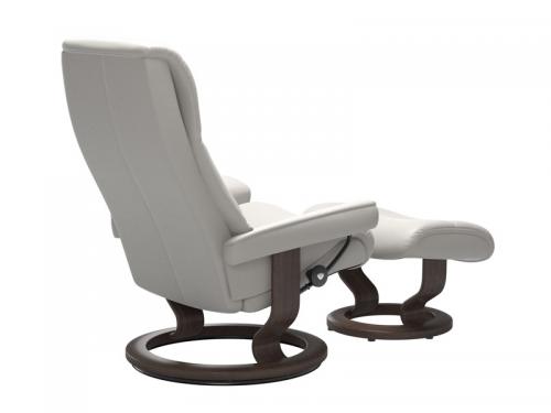 Stressless View (M) Classic Chair with Footstool 