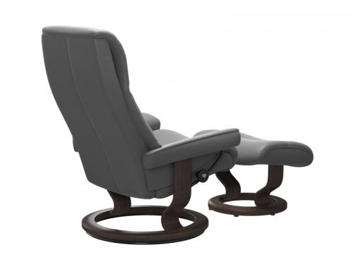 Stressless View (M) Classic Chair with Footstool 