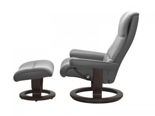 Stressless View (M) Classic Chair with Footstool 